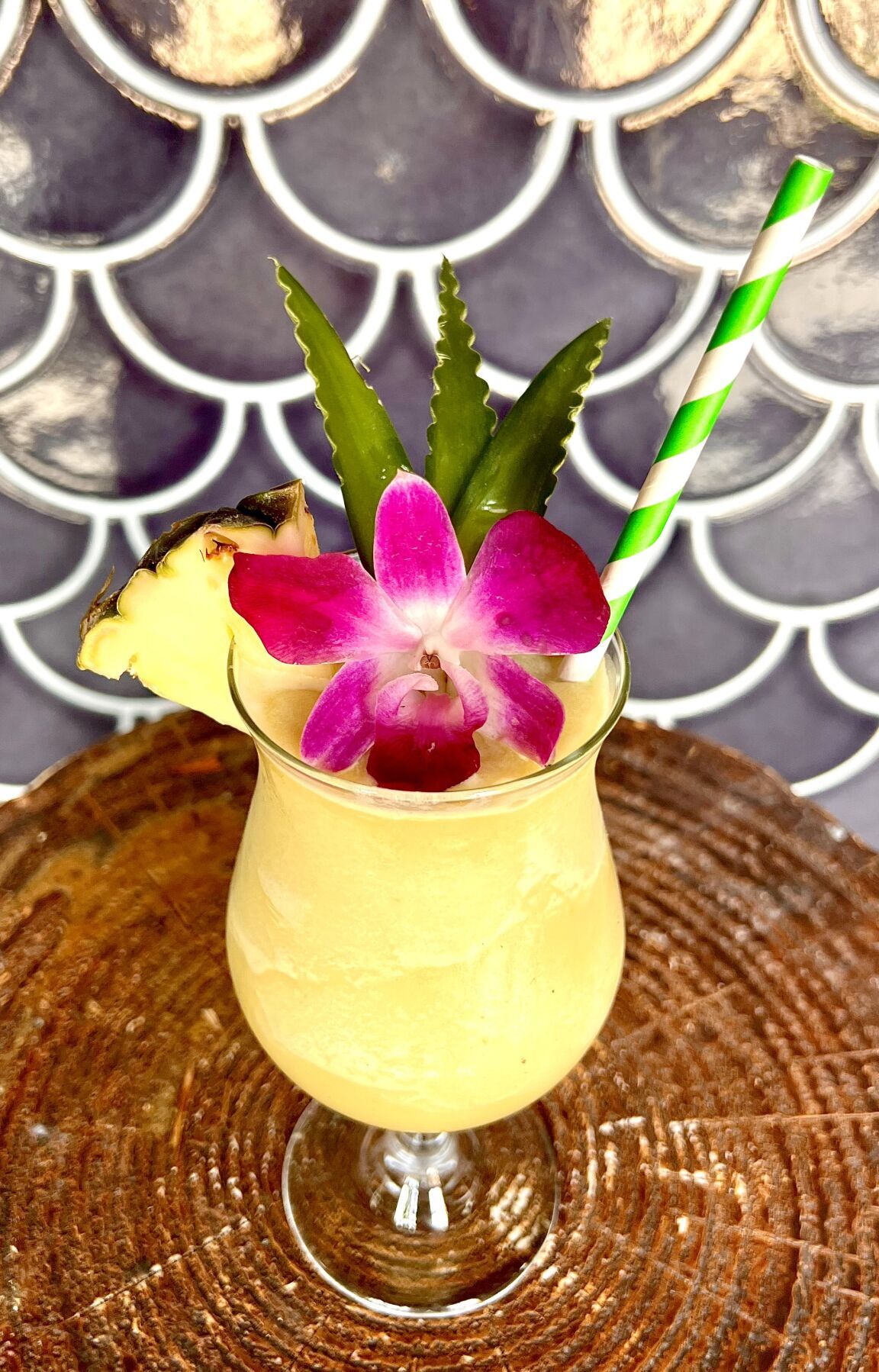 Pandan Painkiller at The Jungle Room